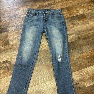 GAP Women's Straight Leg Blue Jeans Size 27 Best Girlfriend